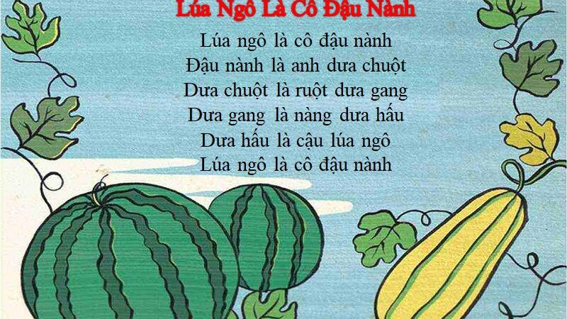 Đồng dao Lúa ngô là cô đậu nành – Lời bài hát & Ý nghĩa